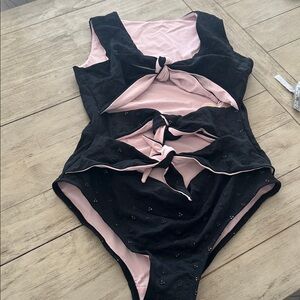 NWT Alpine Butterfly | Goddess Stretchy Eyelet Black Pink 2X